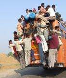 crowded bus