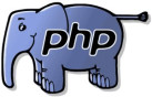 elefantino con il logo di PHP